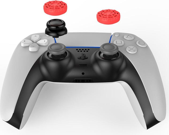 Produktbild iPega P5029 Silicone Thumb Caps for PS5/PS4 4pcs Red/Blue (PS4, PS5)