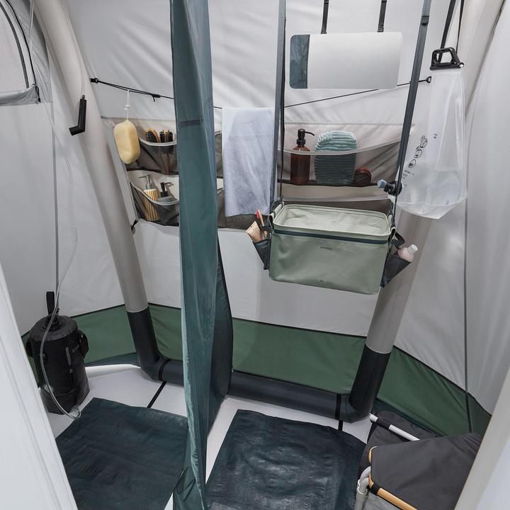 Produktbild Quechua Duschzelt aufblasbar Camping Fresh-Gewebe - Air Seconds (Aufblasbares Zelt, 8.30 kg, 2 Personen)