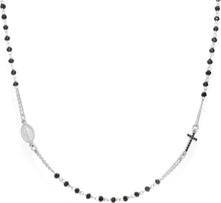 Amen Rosary Cross Halskette (Silber 925, 52 cm)