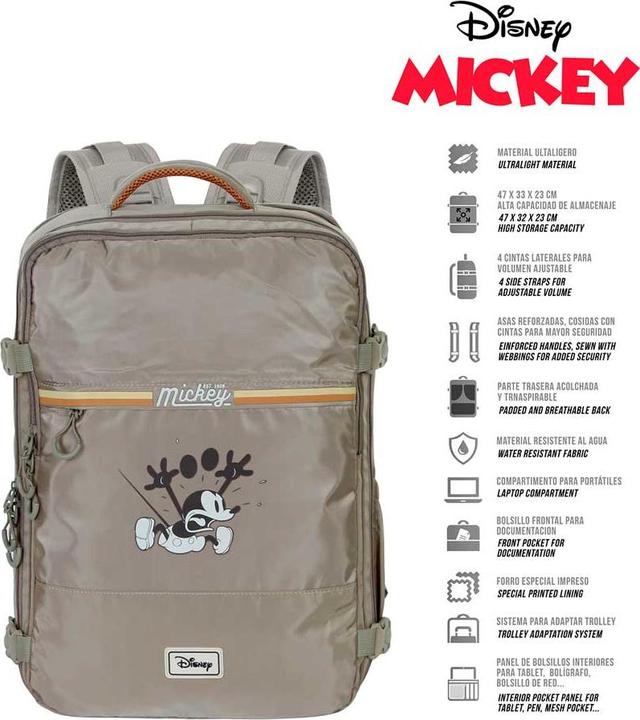 Image du produit Karactermania Grand sac à dos de voyage Mercury 47x23x33cm Face