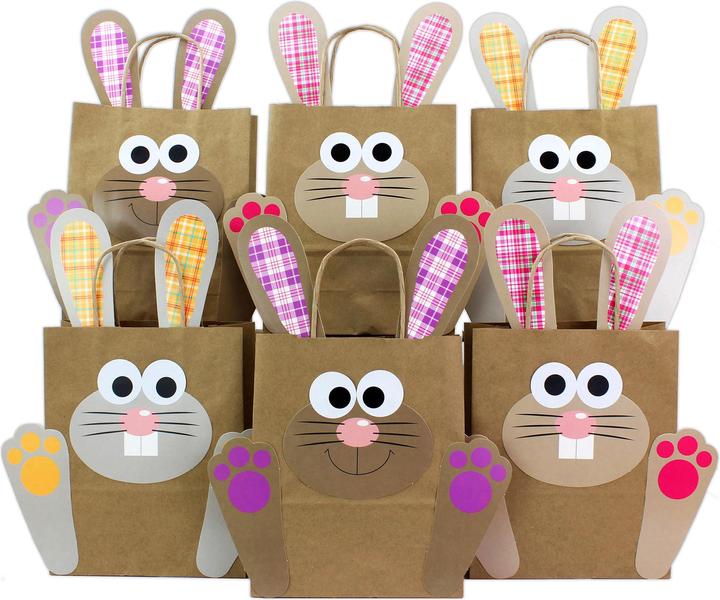 Produktbild Papierdrachen Grosse Osterhasen (Geschenktüte, 12 x)
