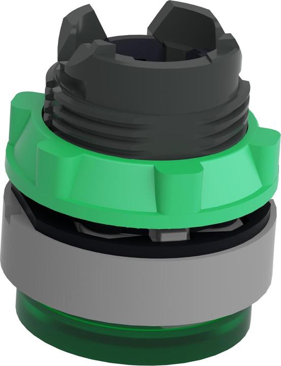 Produktbild Schneider Electric Leuchtdrucktaster, Front, vorstehend, ZB5AH33C0