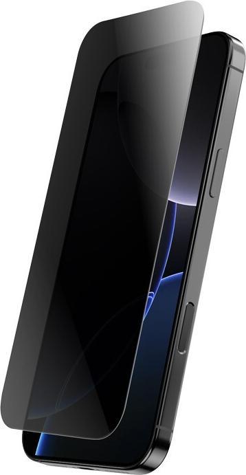 Produktbild Crong Panzerglas mit Sichtschutz für iPhone 16 Pro (1 Stück, iPhone 16 Pro)