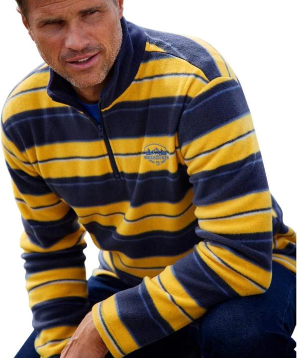 Actual product image Atlas For Men Mens Striped Microfleece Jumper (L)
