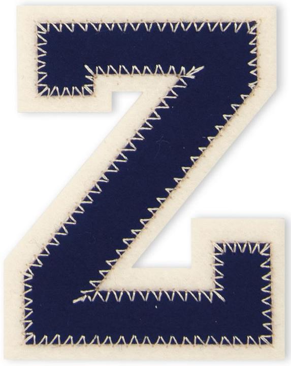 Produktbild Prym Applikation Buchstabe Z, blau/ecru (1 x)