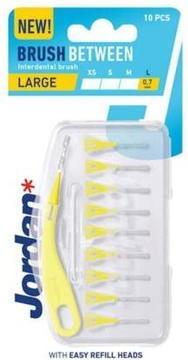 Image du produit Jordan* Brosse entre les brossettes interdentaires L Embouts interchangeables 10Pcs. (10 x, 148 mm)