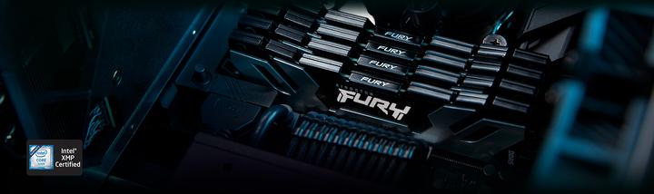 Image du produit Kingston 48GB 8800MT/s DDR5 CL42 CUDIMM Kit of 2 FURY Renegade Silver (2 x 24 Go, 8800 MHz, RAM DDR5, CU-DIMM)