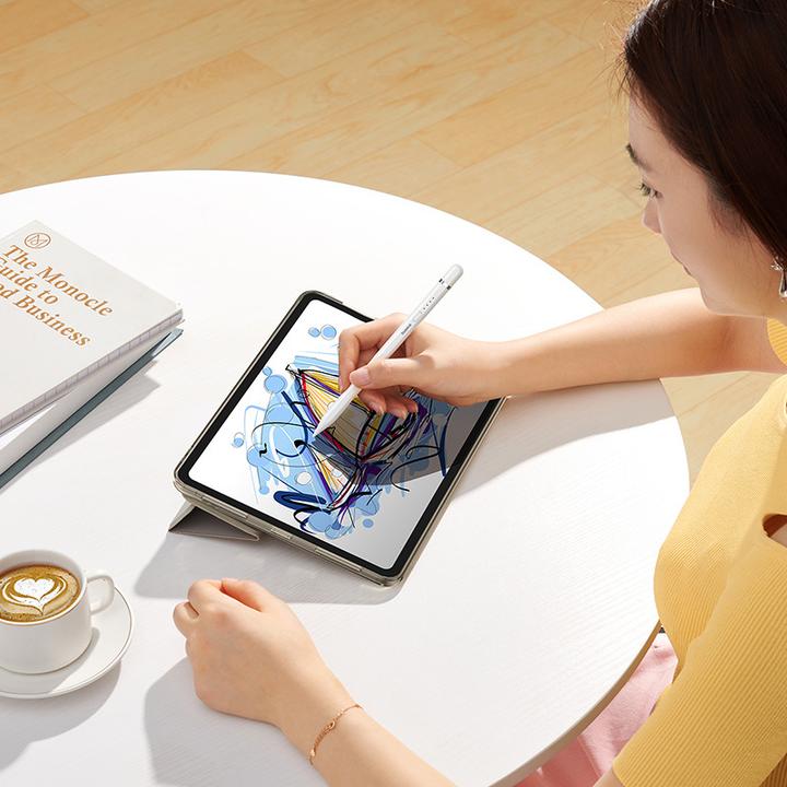 Actual product image Baseus Active stylus Smooth Writing Series with wireless charging, lightning (White)