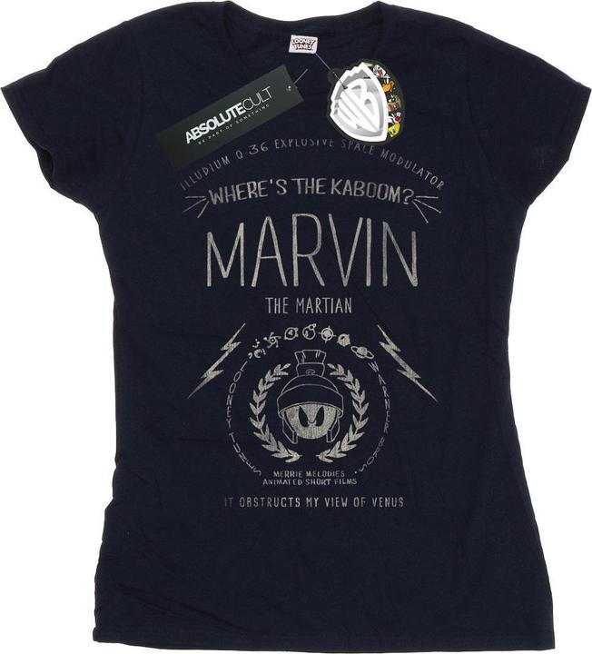 Looney Tunes Marvin The Martian Where's The Kaboom TShirt (XL)