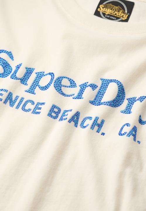 Actual product image Superdry Venue Metallic Relaxed Tee (8)