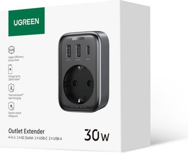 Produktbild Ugreen EU 90613 Verlängerungskabel, 30 W (30 W)