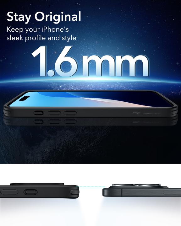 Actual product image ESR Classic Hybrid HaloLock Case (Apple iPhone 16 Pro Max)