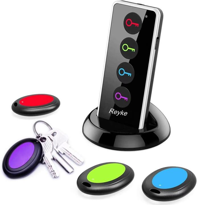 Reyke Schlüsselfinder-Set mit LED-Taschenlampe (4 Empfänger)
