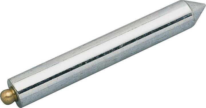 Produktbild Senklot Lange Form aus Stahl mit abschraubbarer Messingkappe 230 Gramm