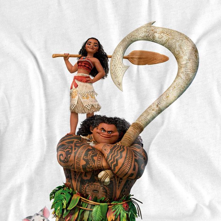 Immagine prodotto Moana Maglietta Maui Accatastato Adulto Unisex (M)