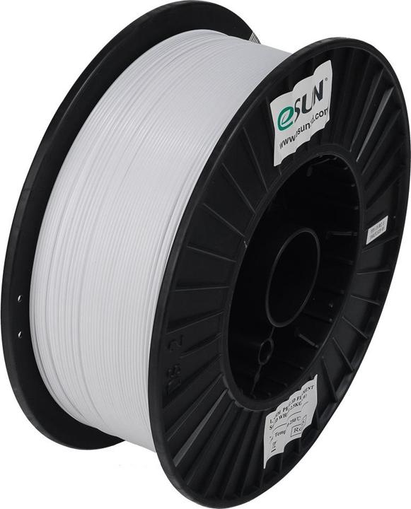 Immagine prodotto eSUN PETG 1,75mm BIANCO SOLIDO 2,5kg (PET, 1.75 mm, 2500 g, Bianco)