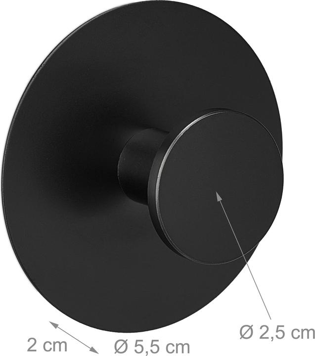 Actual product image Relaxdays Adhesive hooks