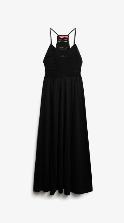 Image du produit Superdry Robe longue en jersey à dentelle