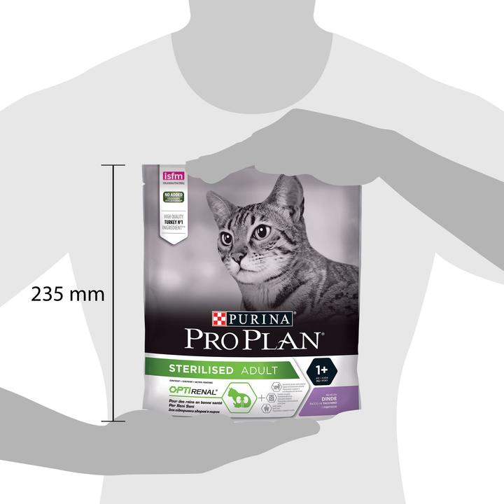 Produktbild Purina ONE Sterilized Cat Turkey 400g feed for sterilized cats (Adult, 1 Stk., 400 g)