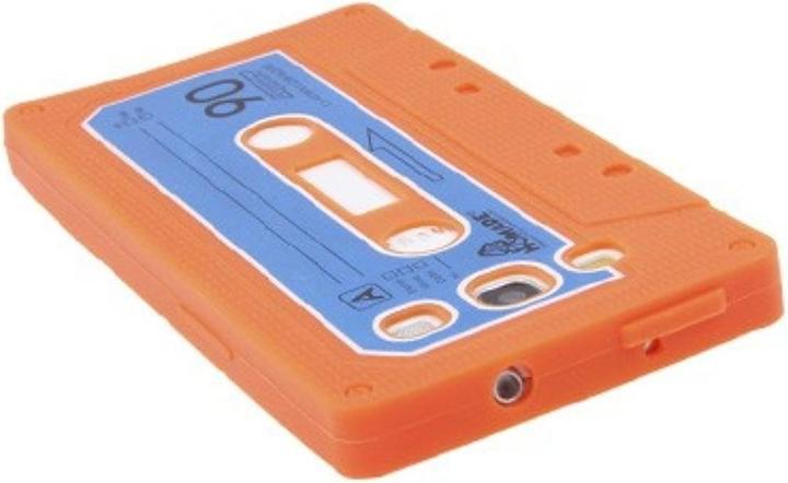 Produktbild König Design Silikon Hülle Kassette für Handy Samsung I9300 Galaxy S3 Orange (Samsung Galaxy S3 Neo, Samsung Galaxy S3)