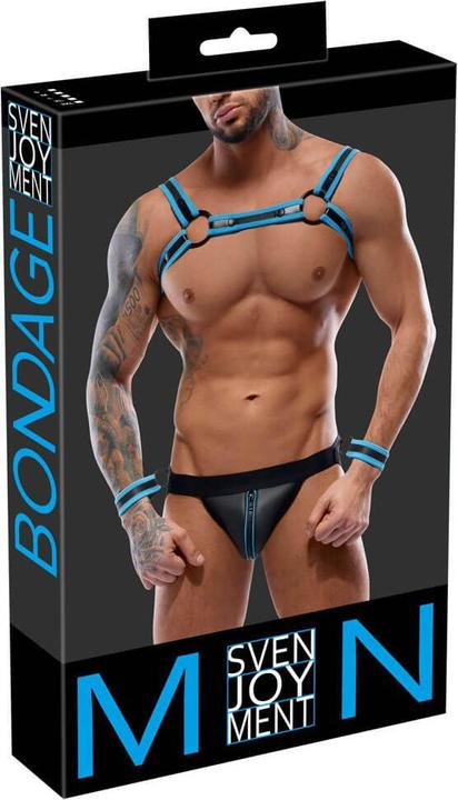 Actual product image Svenjoyment Men's Jock set black/blue M (M)