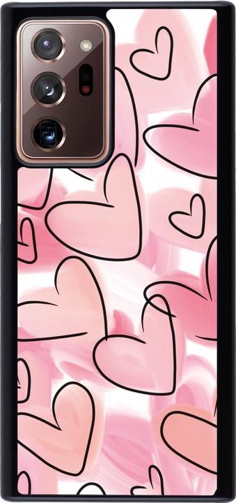 Produktbild PhoneLook Hülle Easter 2023 pink hearts (Samsung Galaxy Note 20 Ultra)