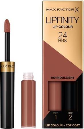 Actual product image Max Factor Lipfinity (190 Indulgent)