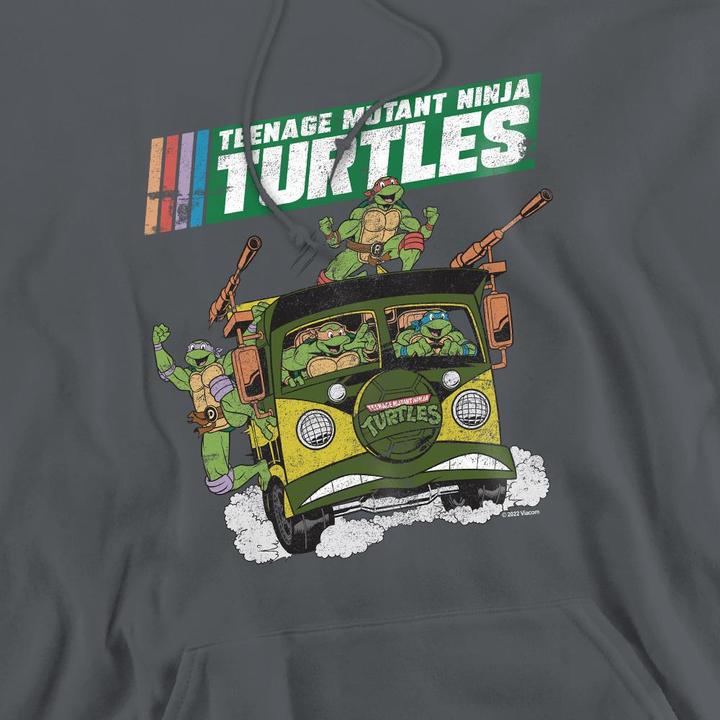 Immagine prodotto Teenage Mutant NT Felpa con Cappuccio Furgone Uomo (S)