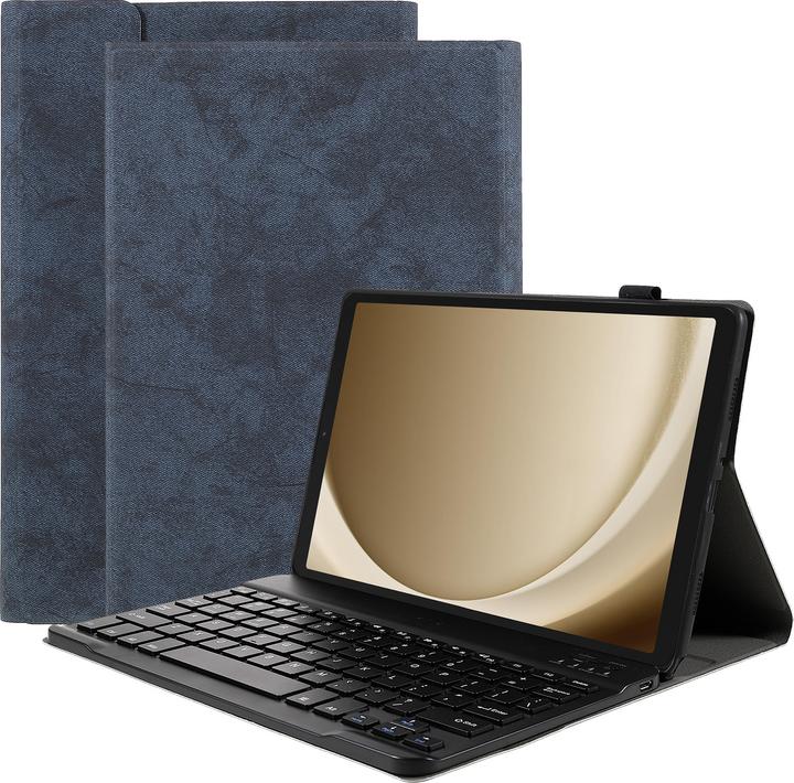 Actual product image Cazy Keyboard cover compatible with Samsung Galaxy Tab A9 with magnetic detachable keyboard - Layout: (Eng. Int., Galaxy Tab A9)