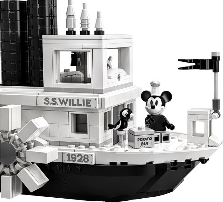 Image du produit LEGO Bateau à vapeur Willie (21317, LEGO Ideas, LEGO difficiles à trouver)