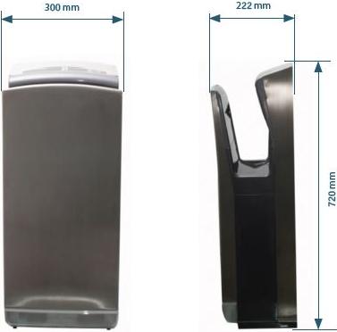 Actual product image Urimat K1 Hand dryer