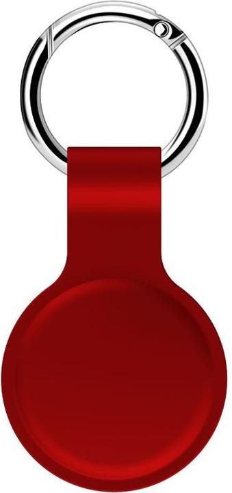 Actual product image iCarer AirTag Schlüsselanhänger – Silikon Case, Rot (XYSK001-RD)