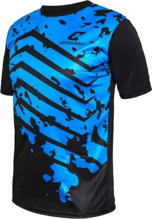 Actual product image Catch & Keep Trikot Blue Splash Torwarttrikot Gr. 128 Kurzarm Fussball Shirt (128)