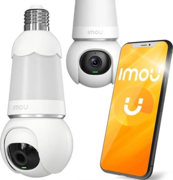 Productafbeelding Imou WRL CAMERA 5MP LAMP/IPC-S6DP-5M0WEB-E27 (2880 x 1620 Pixels)