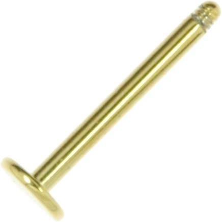 Bijouteria 1.2mm Piercingstab (Chirurgenstahl 316L, Gold-Beschichtung (vergoldet))