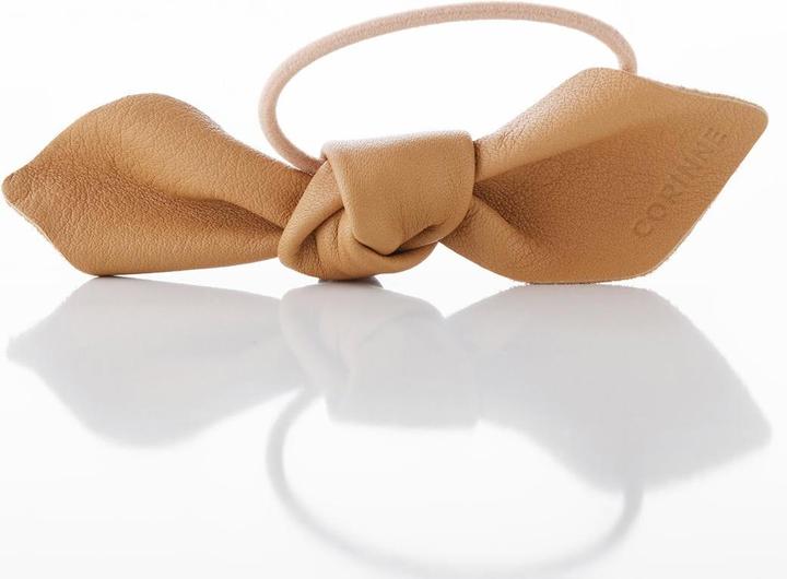 Immagine prodotto Corinne Mondo - Pelle Bow Big Hair Tie Camel (Elastico per capelli)