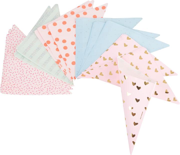 Actual product image Rico Design Pastel Hot Foil" cones, set of 15, 170 x 170 mm, paper (15 x)