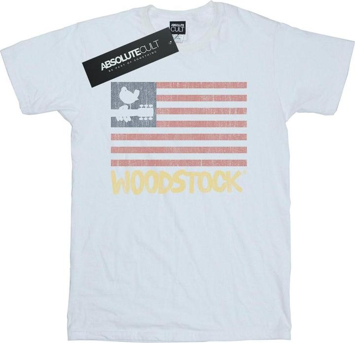 Woodstock Distressed Flag TShirt (L)