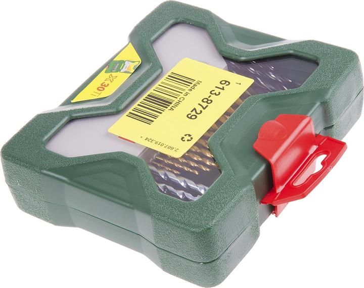 Actual product image Bosch Zubehör X-Line Titanium Drill and Screwdriver Set, 30 pieces (6 mm, 6.5 mm, 7 mm, 8 mm, 3 mm, 3.5 mm, 4 mm, 4.5 mm, 5 mm, 5.5 mm, 1.5 mm, 2 mm, 2.5 mm)