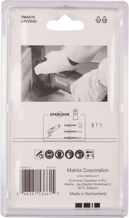 Actual product image Makita B-65115 MULTITOOL sanding pad STARLOCK