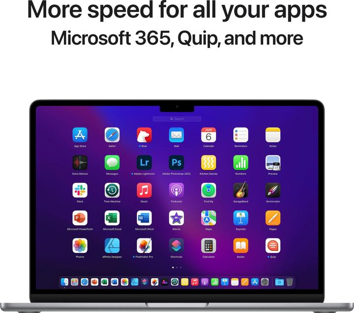 Actual product image Apple MacBook Air – 2022 (13.60", M2, 16 GB, 512 GB, DE)