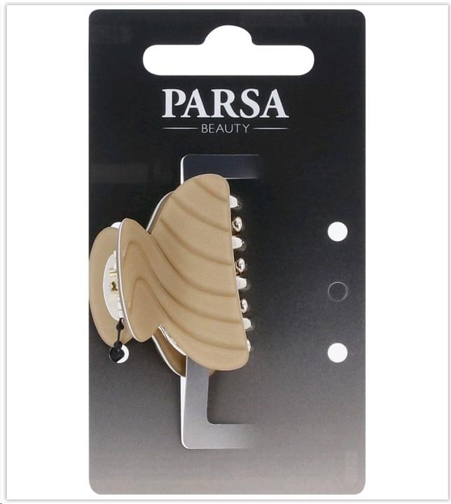 Image du produit Parsa Beauty Pince à cheveux PARSA, à motifs, beige 4.00 cm, 1 pc. (1 pcs)