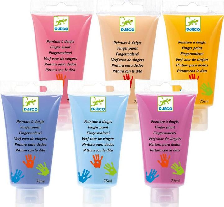 Actual product image Djeco Finger paints