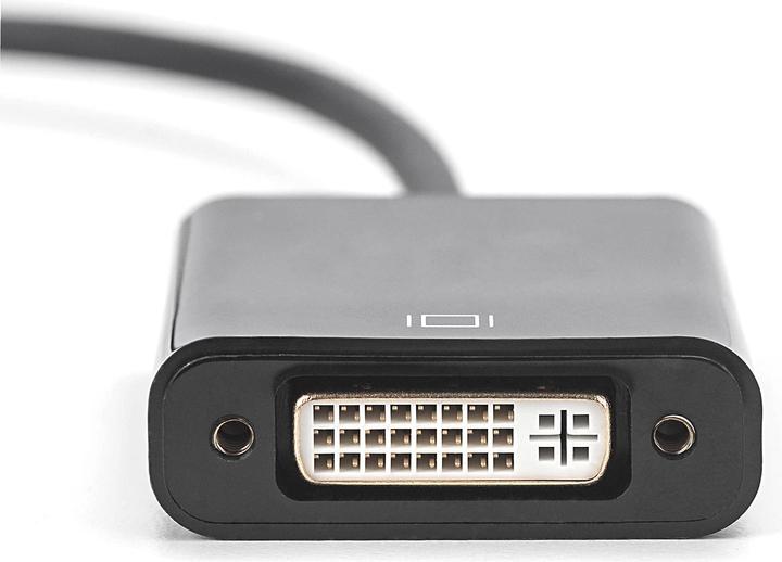 Produktbild Digitus Aktiver DisplayPort Adapter / Konverter, DP auf DVI (DVI, Mini DP, 15 cm)