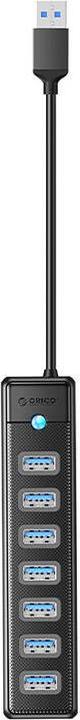 Produktbild Orico PW7U USB to 7x USB 3.0 Hub Adapter (black) (USB-A, 7 Ports)