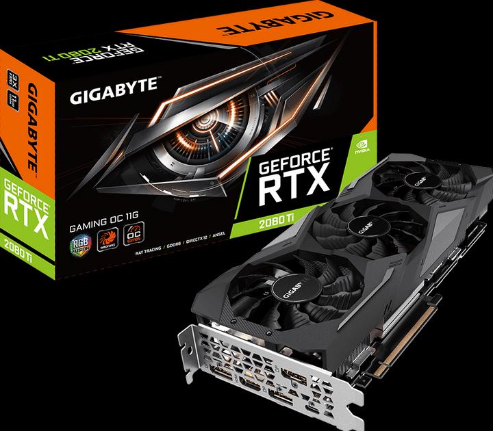 Actual product image Gigabyte GeForce RTX 2080 Ti Gaming OC (11 GB)