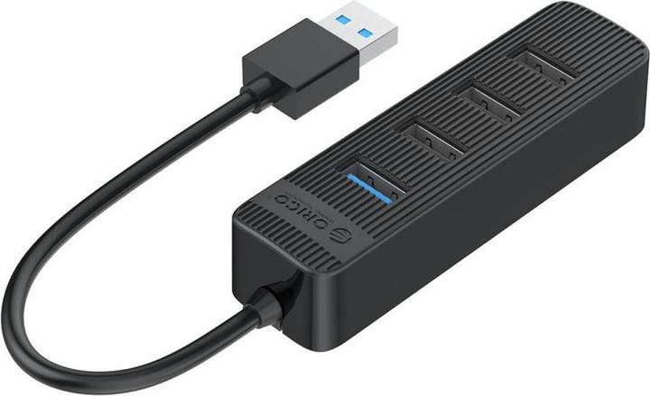 Image du produit Orico Converter TWU32-4A USB-A 3.1 hub / 1x USB-A 3.1 + 3x USB-A 2.0 + USB-C 5V/3A - black (USB-A, USB-C)