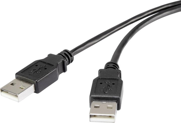 Produktbild Digitus ASSMANN USB Anschlusskabel Typ A St/St 1,8m USB 2.0 kompatibel sw (1.80 m, USB 2.0)