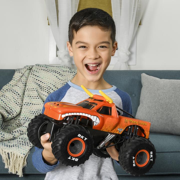 Image du produit Spin Master Monster Jam, El Toro Loco radiocommandé authentique, échelle 1:15, 2,4 GHz, à partir de 4 an