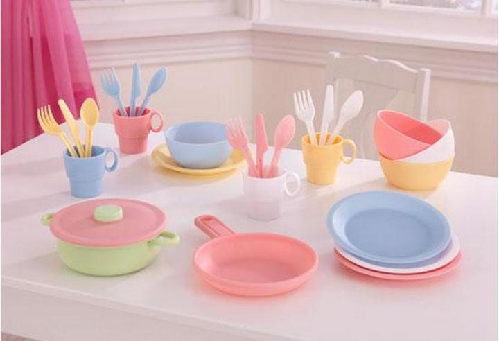 Immagine prodotto KidKraft 27-teiliges pastelfarbenes Koch-Set